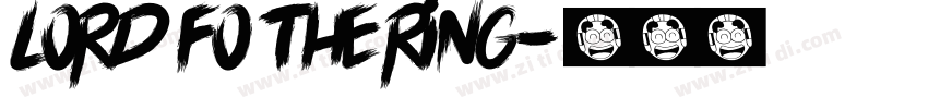 lord fo the ring字体转换